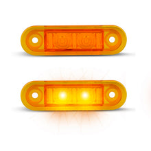 LED Autolamps 7922AM2 Amber Side Marker Lamps - Pair